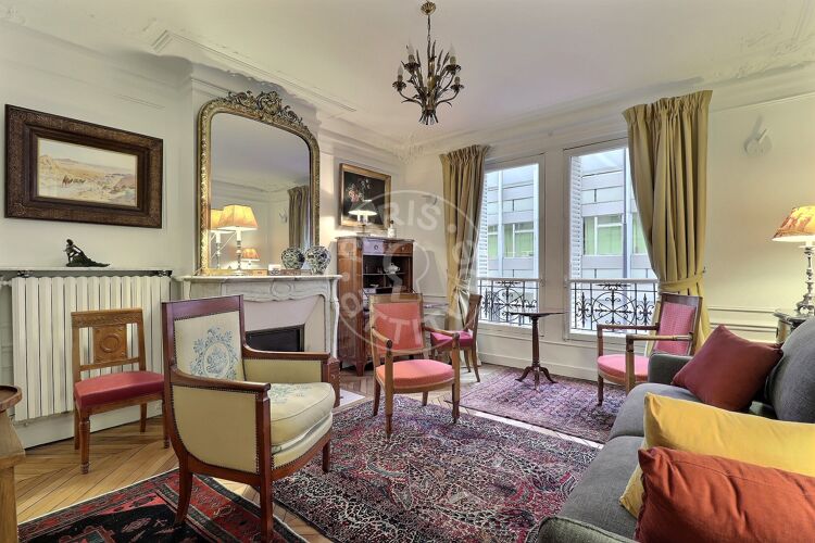 Salon - 1 chambre meublé - Paris 75007 - 17159