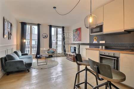 Salón Piso amueblado - 44m²  - 1 dormitorio - Faubourg Saint-Martin - París