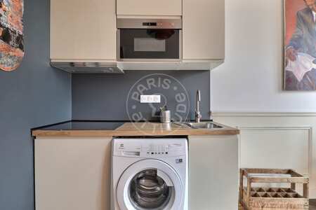 Cuisine Appartement meublé - 35m²  - 1 chambre - Faubourg Saint-Martin - Paris