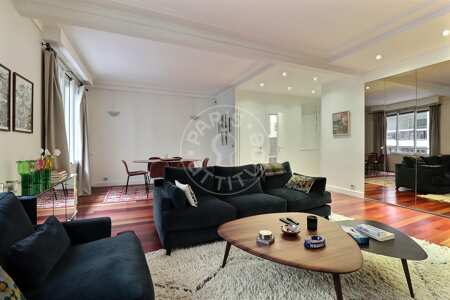 Sala Apartamento mobilado - 83m²  - 2 quartos - Victor Hugo - Paris