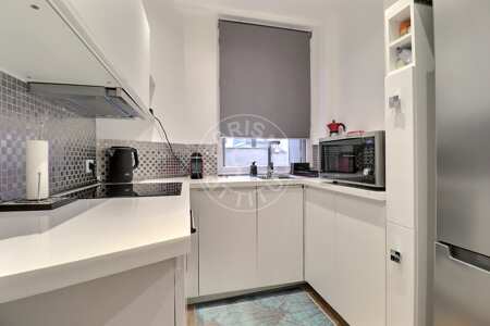 Cozinha Apartamento mobilado - 83m²  - 2 quartos - Victor Hugo - Paris