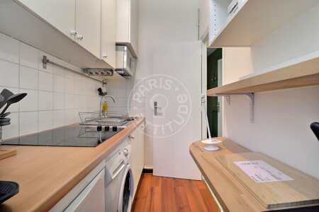 Cocina Estudio amueblado - 37m²  - Parc Monceau - París