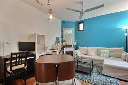 Wohnzimmer Möblierte wohnung - 33m² - 1 Zimmer - Montmartre / Place des Abbesses - Paris