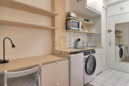 Sala Quitinete mobilado - 12m²  - Port Royal / Raspail - Paris