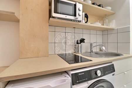 Cozinha Quitinete mobilado - 12m²  - Port Royal / Raspail - Paris
