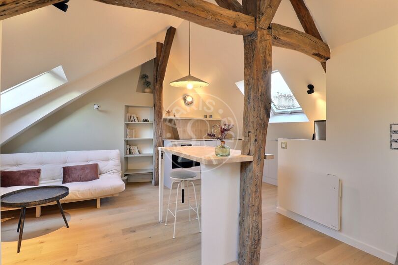 Estudio con alcoba amueblado - París 75009 - 17175