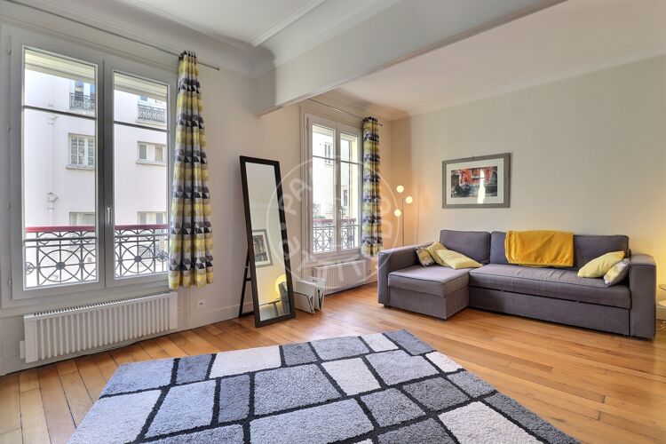 Salon - 1 chambre meublé - Paris 75017 - 17177