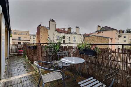 Terrazzo Appartamento arredato - 96m²  - 4 locali - Levallois-Perret
