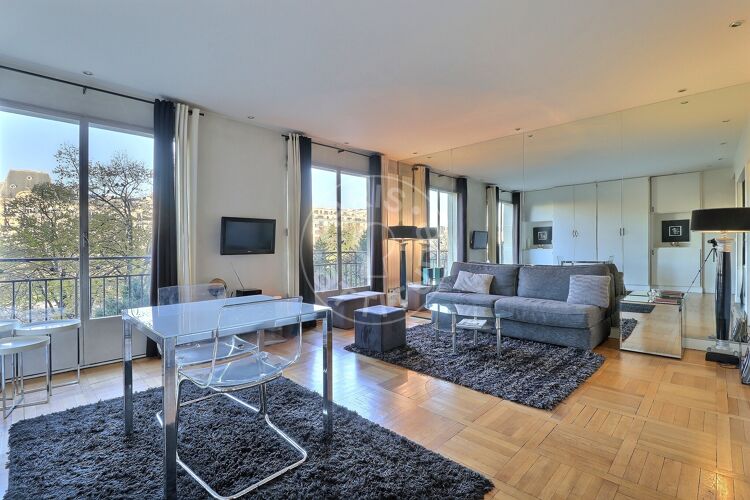 Wohnzimmer - Möblierte Studio - Paris 75016 - 17180