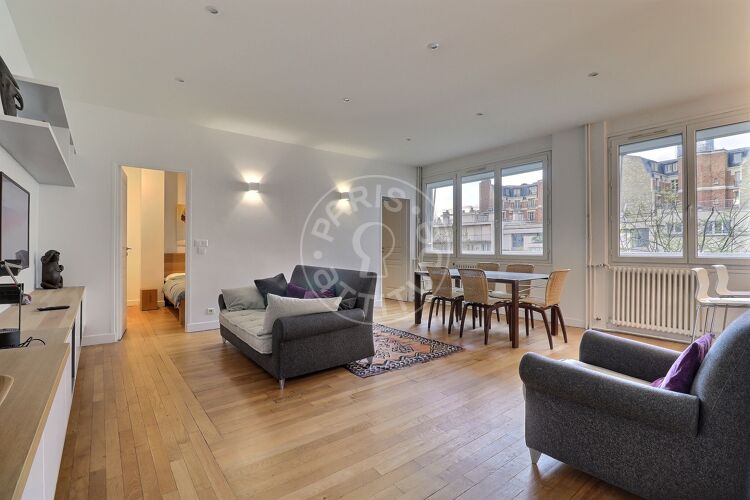 Living room - Furnished 1 bedroom - Neuilly-sur-Seine 92200 - 17182