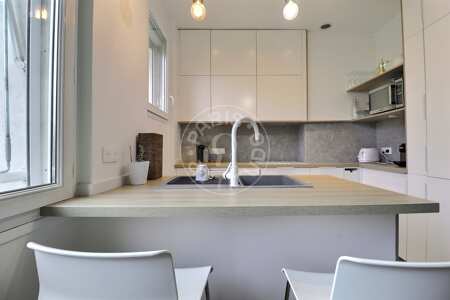 Cozinha Apartamento mobilado - 54m²  - 1 quarto - Neuilly-sur-Seine