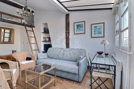 Salotto Mansardato arredato - 33m²  - Saint-Germain - Parigi