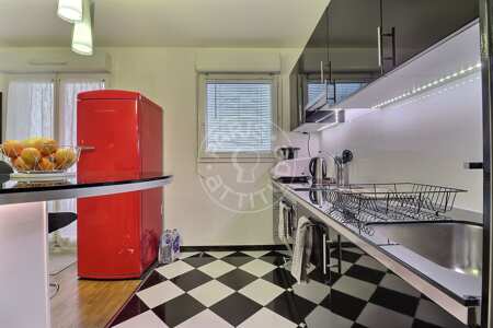 Cozinha Apartamento mobilado - 50m² - 1 quarto - Marx Dormoy - Paris