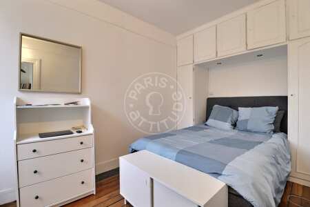 Schlafzimmer Möblierte wohnung - 27m²  - 1 Zimmer - Charonne - Paris