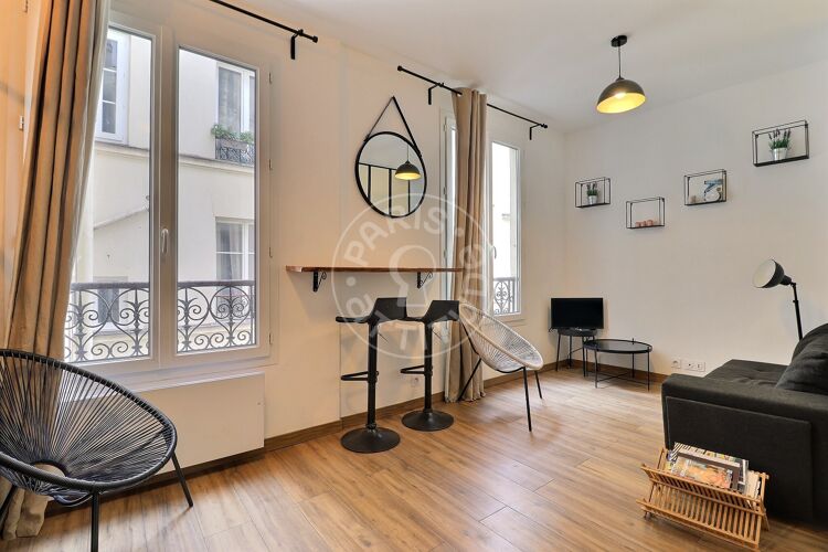 Salon - Studio alcove meublé - Paris 75011 - 17197
