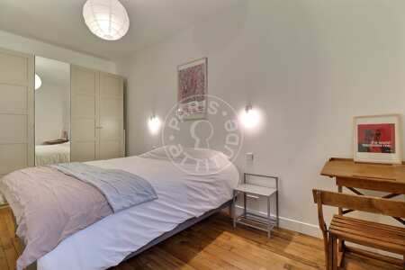 Dormitorio Piso amueblado - 58m²  - 2 dormitorios - Bastille - París