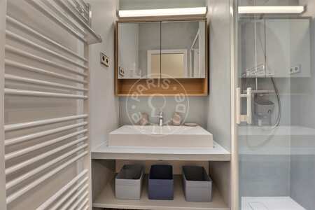 Baño Piso amueblado - 58m²  - 2 dormitorios - Bastille - París