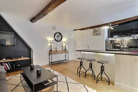 Salotto Appartamento arredato - 40m²  - 1 locale - Saint-Germain - Parigi