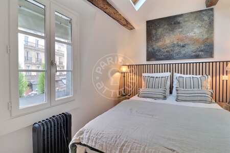 Camera da letto Appartamento arredato - 40m²  - 1 locale - Saint-Germain - Parigi