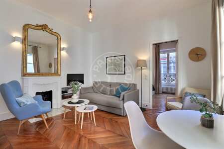 Wohnzimmer Möblierte wohnung - 33m²  - 1 Zimmer - Centre George Pompidou - Paris