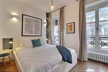 Schlafzimmer Möblierte wohnung - 33m²  - 1 Zimmer - Centre George Pompidou - Paris