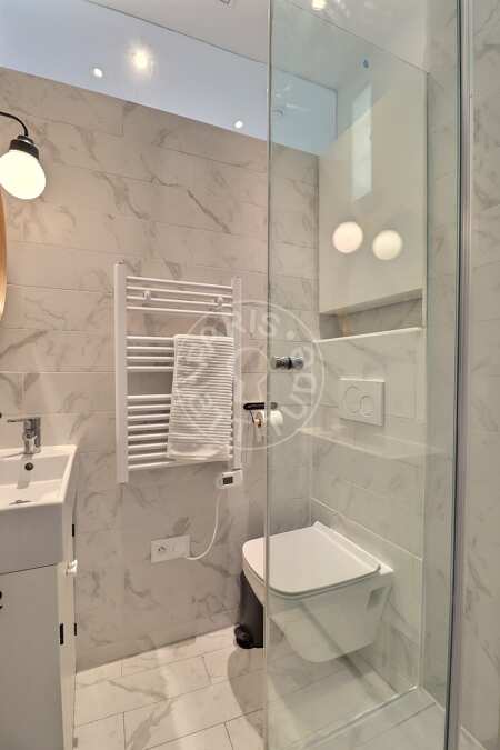 Badezimmer Möblierte wohnung - 33m²  - 1 Zimmer - Centre George Pompidou - Paris