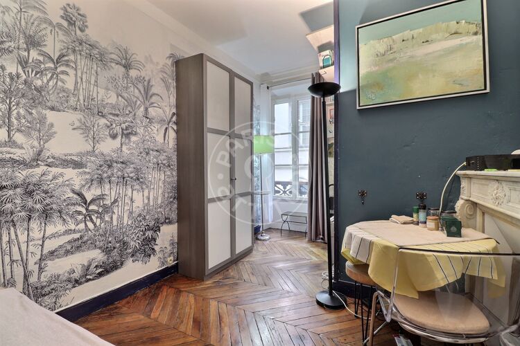 Salotto - Monolocale arredato - Parigi 75003 - 17204