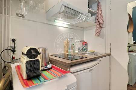 Küche Möblierte studio - 14m²  - Arts et Métiers - Paris