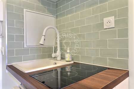 Küche Möblierte studio - 18m²  - Neuilly-sur-Seine