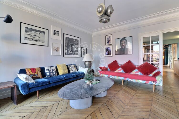 Wohnzimmer - Möblierte 3 Zimmer - Paris 75003 - 17209