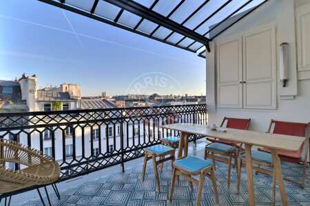 Terrazzo Appartamento arredato - 109m²  - 3 locali - Arts et Métiers - Parigi