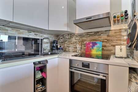 Cucina Appartamento arredato - 45m²  - 1 locale - Place d'Italie - Parigi