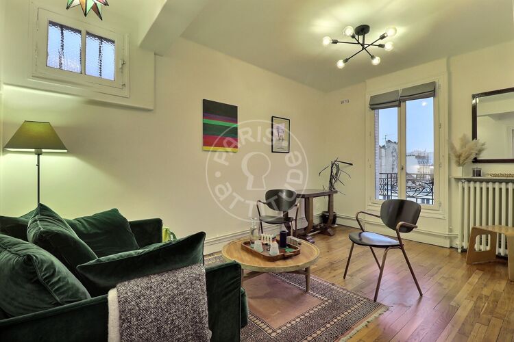 Sala - 1 quarto mobiliado - Paris 75019 - 17211