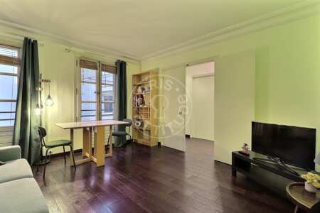 Salon Appartement meublé - 49m²  - 1 chambre - Panthéon / Sorbonne - Paris