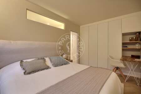 Camera da letto Appartamento arredato - 108m²  - 3 locali - Convention - Parigi