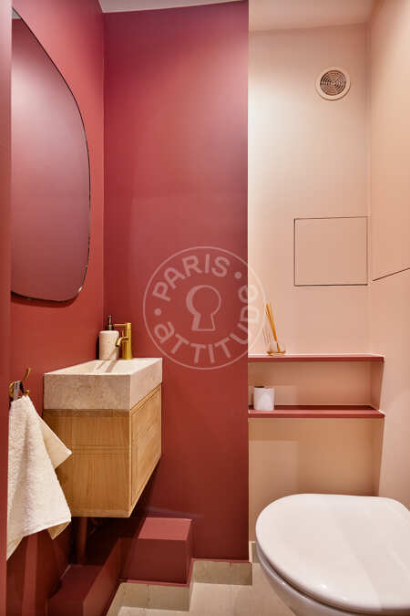 Bagno Appartamento arredato - 108m²  - 3 locali - Convention - Parigi