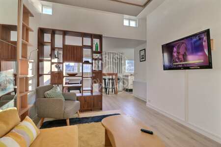 Salotto Monolocale arredato - 33m²  - Batignolles - Parigi