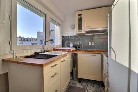 Cucina Monolocale arredato - 33m²  - Batignolles - Parigi