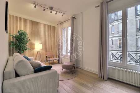 Sala Apartamento mobilado - 42m²  - 1 quarto - Convention - Paris