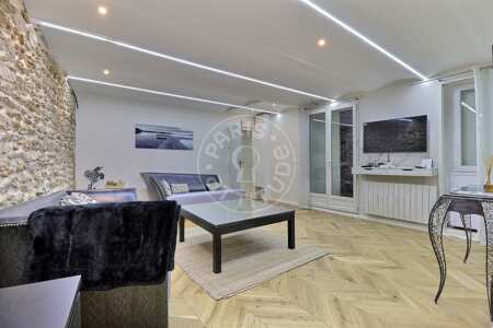 Living room Furnished apartment - 70m²  - 2 bedrooms - Arc de Triomphe - Paris