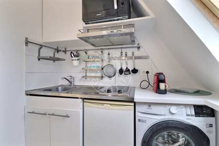 Cozinha Quitinete mobilado - 15m²  - Saint-Germain - Paris