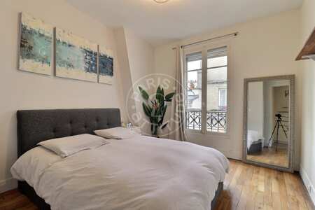 Schlafzimmer Möblierte maisonette - 70m²  - 2 Zimmer - Jules Joffrin - Mairie du 18ème - Paris