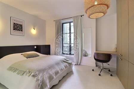 Dormitorio Dúplex amueblado - 104m²  - 3 dormitorios - Guy Môquet - París