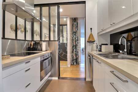 Cozinha Apartamento mobilado - 59m²  - 1 quarto - Boulogne-Billancourt - Paris