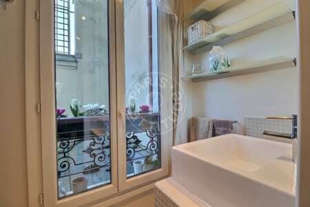 Baño Piso amueblado - 35m²  - 1 dormitorio - Place Monge - París