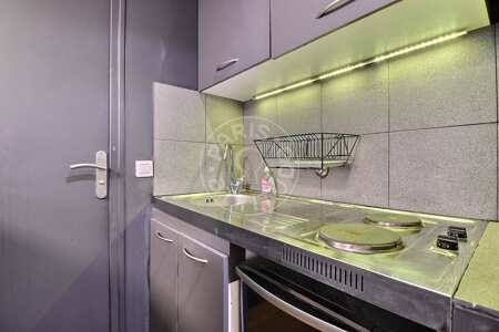 Cucina Monolocale arredato - 37m²  - Canal Saint-Martin - Parigi