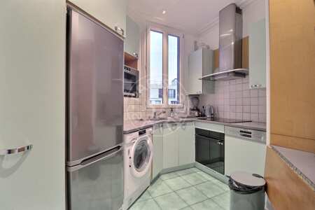Kitchen Furnished apartment - 72m²  - 2 bedrooms - Mirabeau - Paris