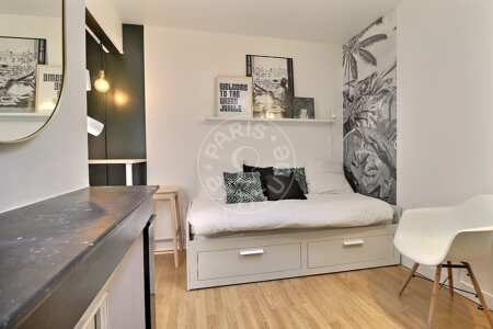 Salón Estudio amueblado - 16m²  - La Muette / Bois de Boulogne - París