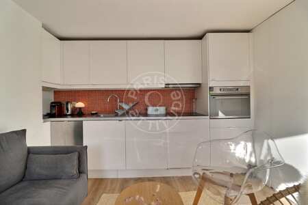 Cocina Piso amueblado - 29m²  - 1 dormitorio - Musée Picasso - París