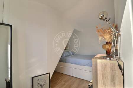 Dormitorio Piso amueblado - 29m²  - 1 dormitorio - Musée Picasso - París